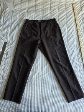 Abercrombie & Fitch Men's Chocolate Brown Tailored Dress Pants